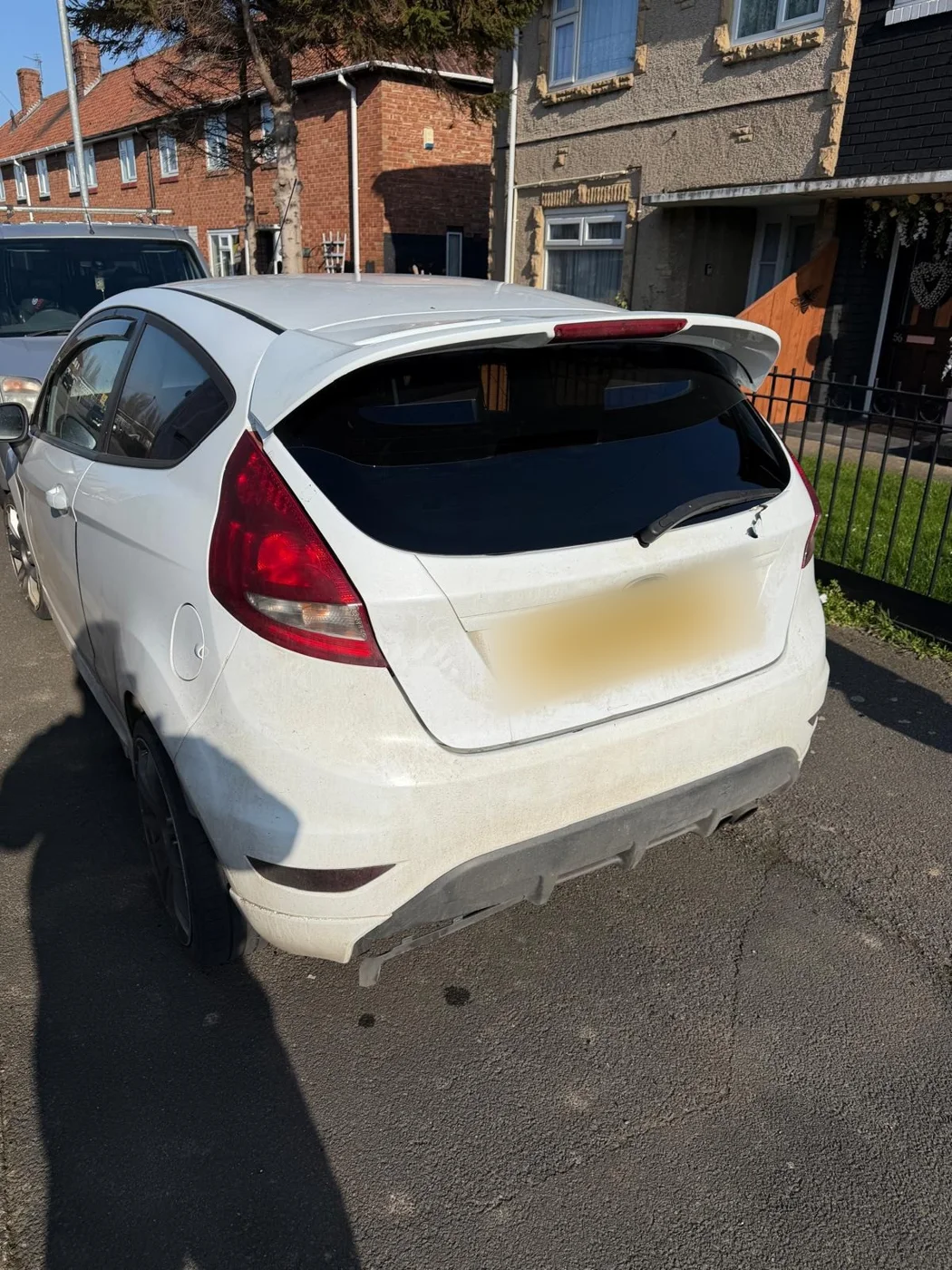 Ford Fiesta rear window after